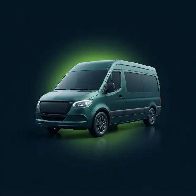 Van registered as a Spidoo partner vehicle